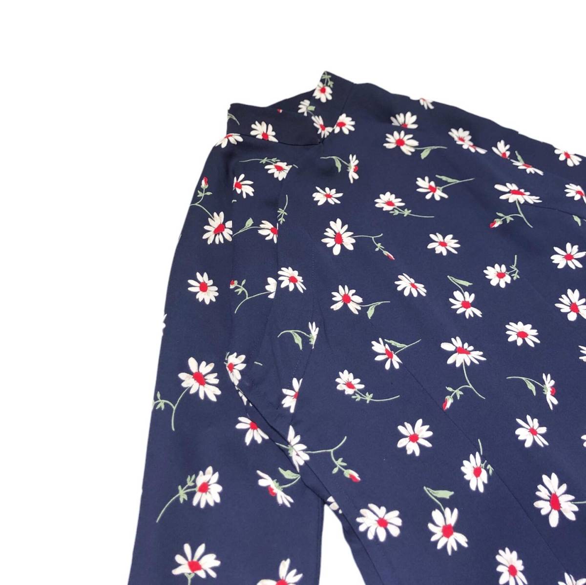 極美品コムデギャルソン コムコム 22SS 花柄チャイナシャツ ネイビー S 22ss COMME des GARCONS flower china onepiece コムデギャルソン 極美品コムデギャルソン コムコム 22SS 花柄チャイナシャツ ネイビー S 22ss COMME des GARCONS flower china onepiece コムデギャルソン