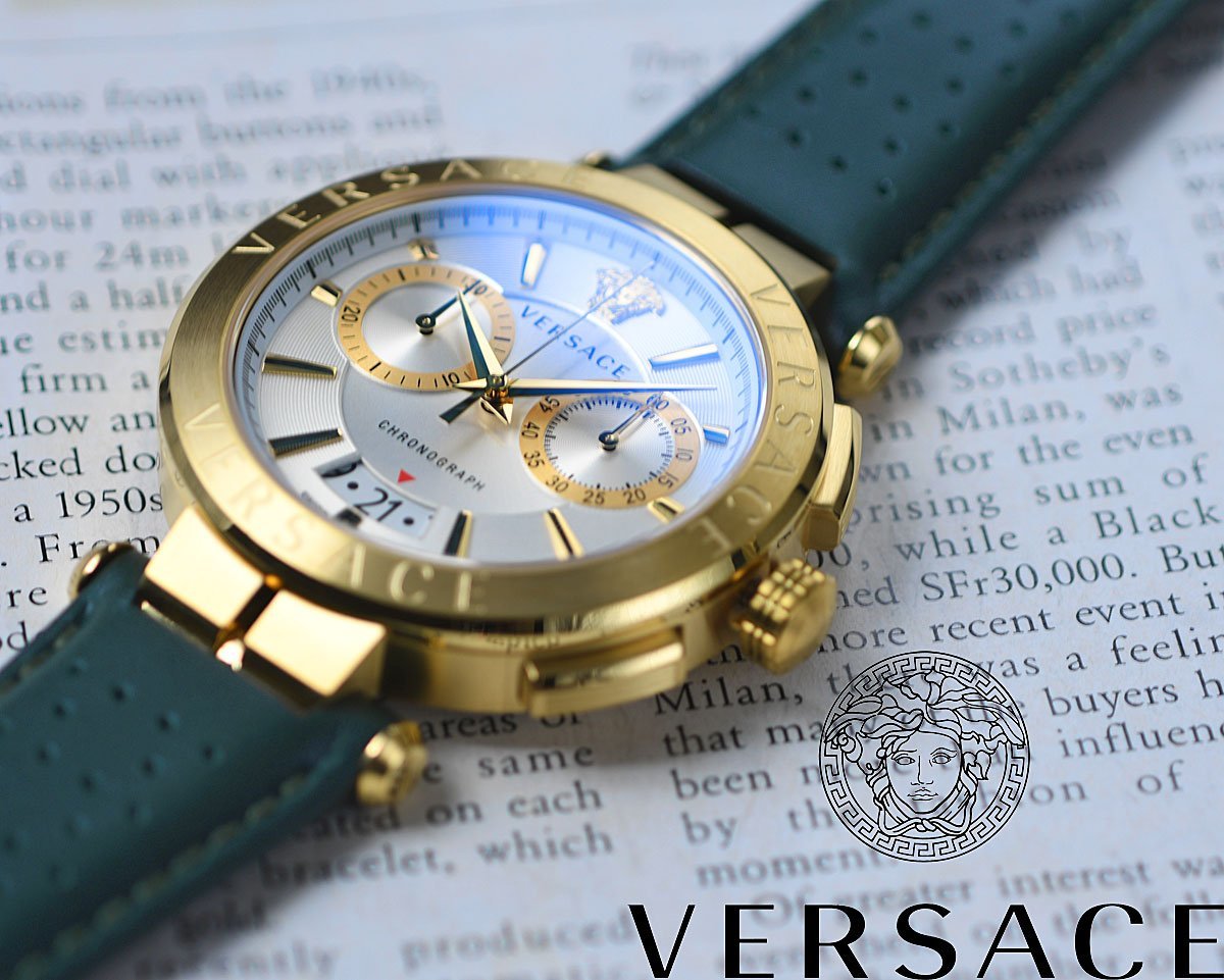 メンズ 【未使用】Versus Versace ヴェルサス/ヴェルサーチ クロノグラフ