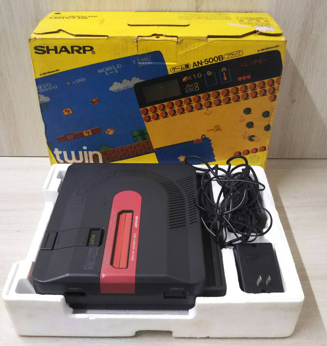 低価，本物保証 ジャンク SHARP シャープ twin FAMICOM ツインファミコン AN-500B ブラック ディスクシステム動作不可(本体)｜売買されたオークション情報、yahooの商品情報をアーカイブ公開 - オークファン 本体、アクセサリー