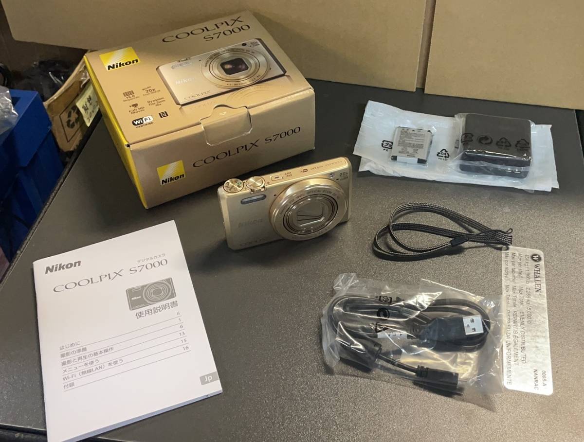 訳あり　Nikon COOLPIX S7000 k【1円スタート】Nikon COOLPIX S7000 カメラ☆通電のみ確認済み S7000