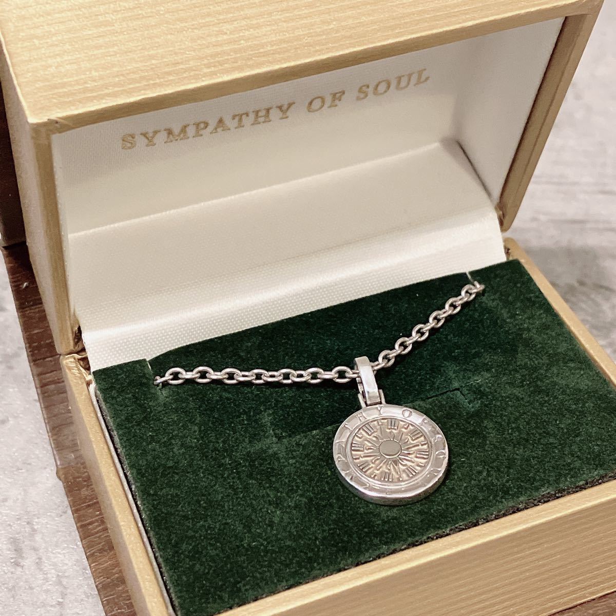 SYMPATHY OF SOUL コイン ネックレス ホープサン コインチャーム メダル ペンダント シンパシーオブソウル 太陽 シルバー 925  OF SYMPATHY | 受注生産 SOUL（シンパシーオブソウル）オフィシャル コインネックレス