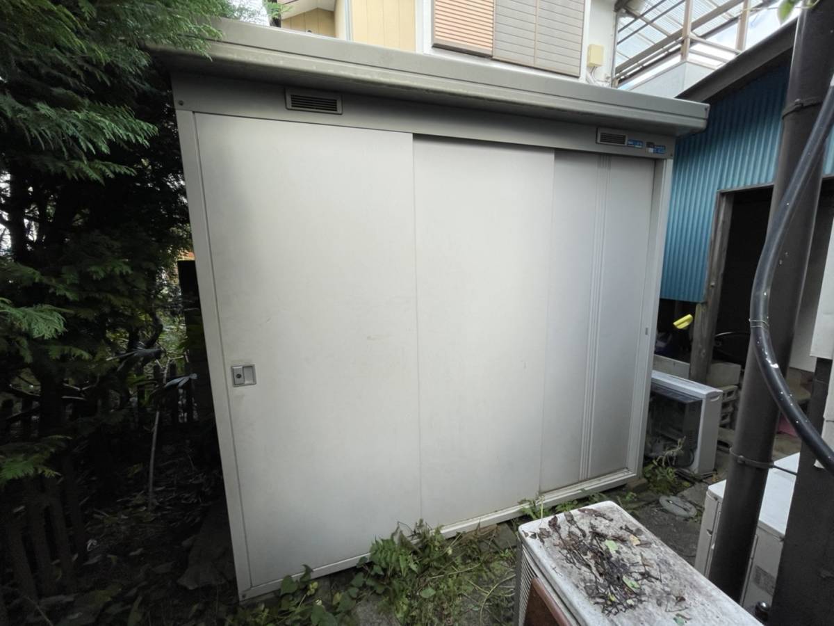 激安大特価，大人気 INABA イナバ物置 H2 100&times;W2 200&times;D1 600mm 鍵付き 解体済み エリア限定 埼玉県川口市(イナバ)｜売買されたオークション情報、yahooの商品情報をアーカイブ公開 - オークファン イナバ
