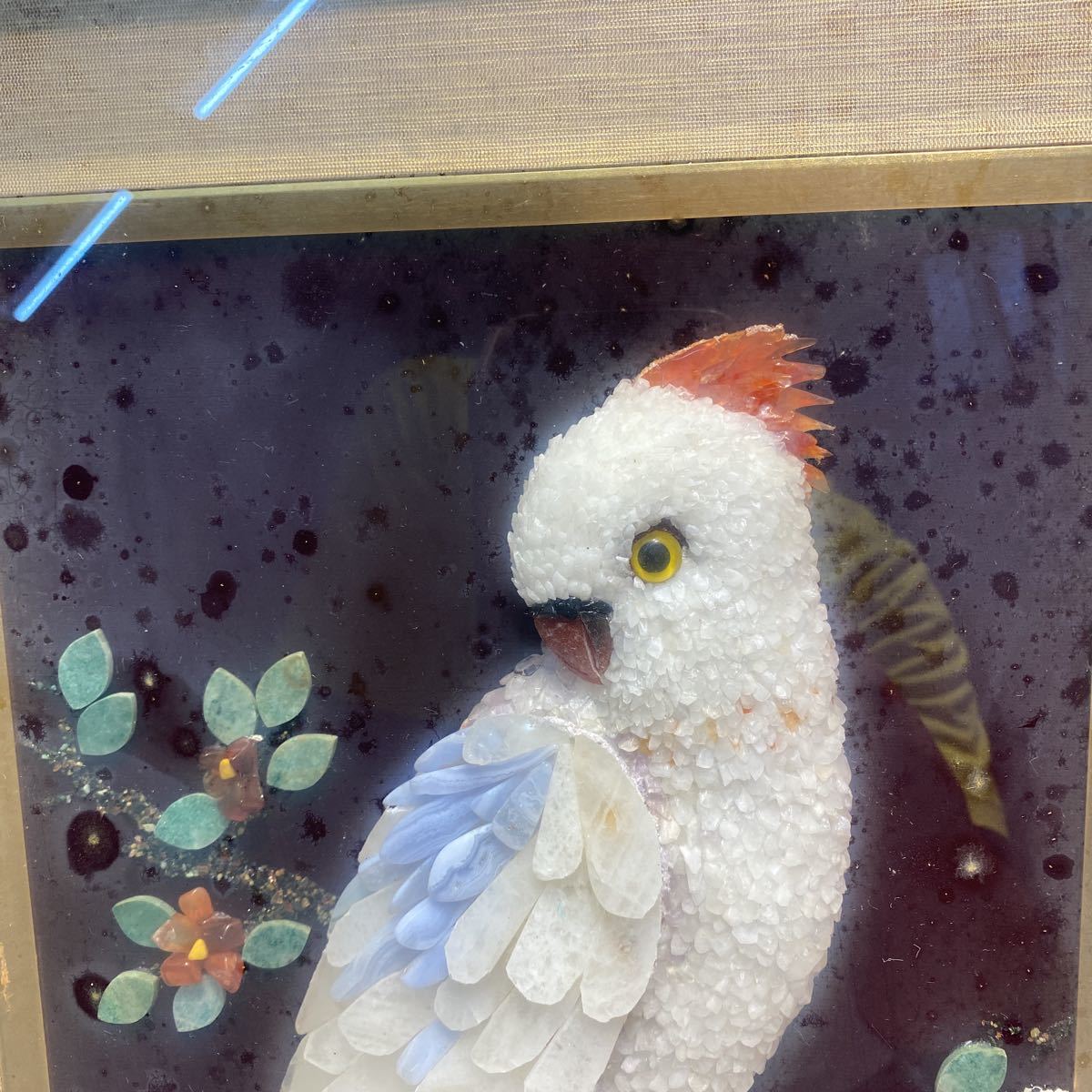 宝石画 鳥 パワーストーン 【公式通販】