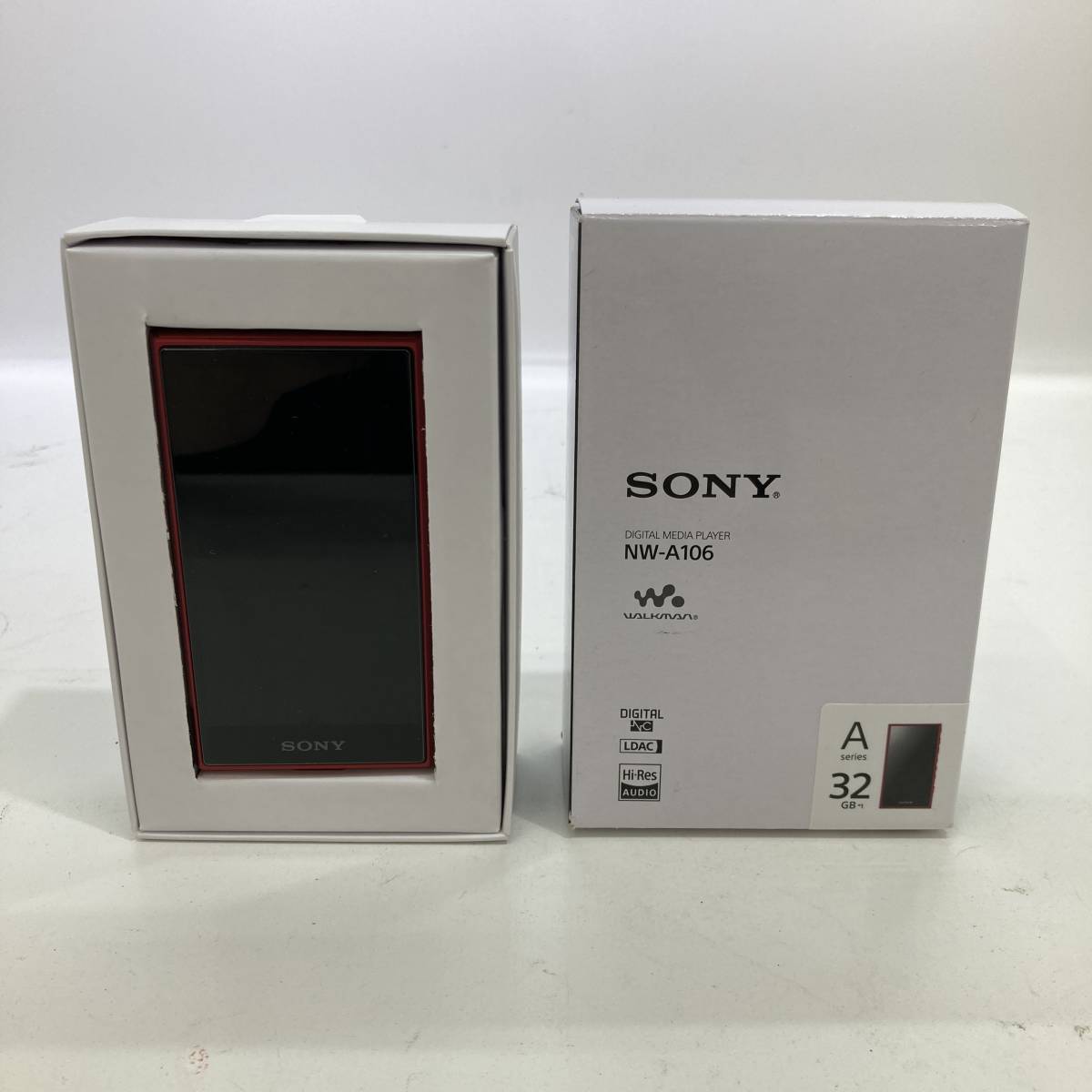 1円～】SONY ソニー Walkman ウォークマン NW－A106 32GB レッド 32GB