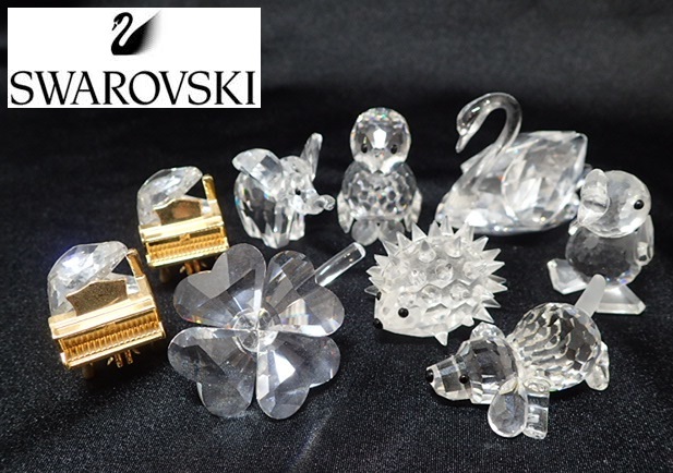 赤字超特価 9254 T SWAROVSKIスワロフスキー クリスタル 人形 置物 いろいろ９点セット スワン フラワー ピアノ 動物 他(その他)｜売買されたオークション情報、yahooの商品情報をアーカイブ公開 - オークフ その他