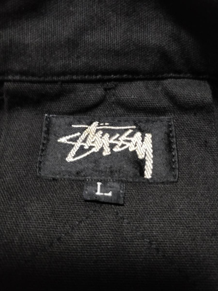 80s オールド STUSSY 黒タグ モッズコート ビンテージ OLD