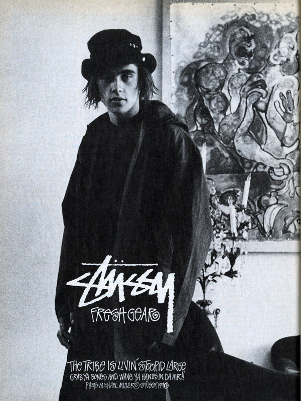 80s オールド STUSSY 黒タグ モッズコート ビンテージ OLD