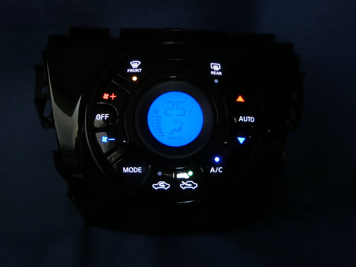 ノート エアコンパネル E12 LED打ち換え済み e-POWER e e-POWER・E12