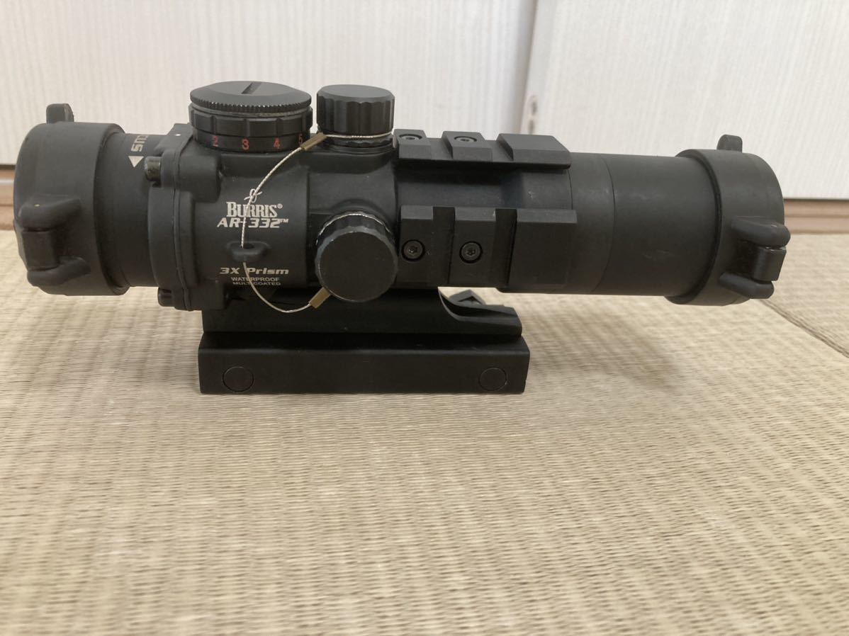 BURRIS AR332 旧型 実物 3xプリズムスコープ