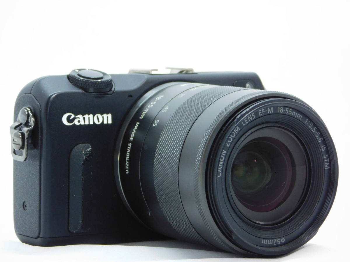 16750 Canon EOS M2 レンズキット ブラック EF-M 18-55mm F3.5-5.6 IS 