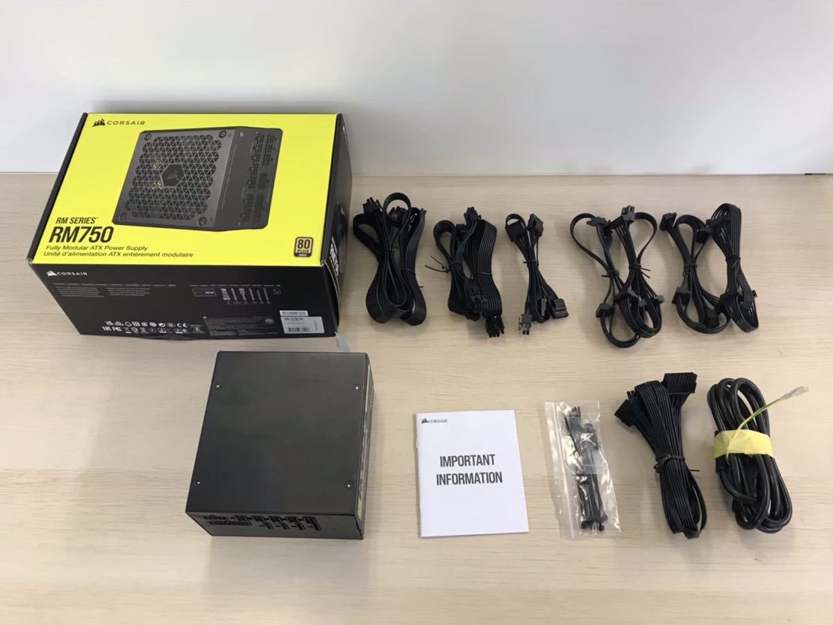 Corsair RM750 CP-9020234-JP 80PLUS GOLD 電源ユニット RM750 Gold