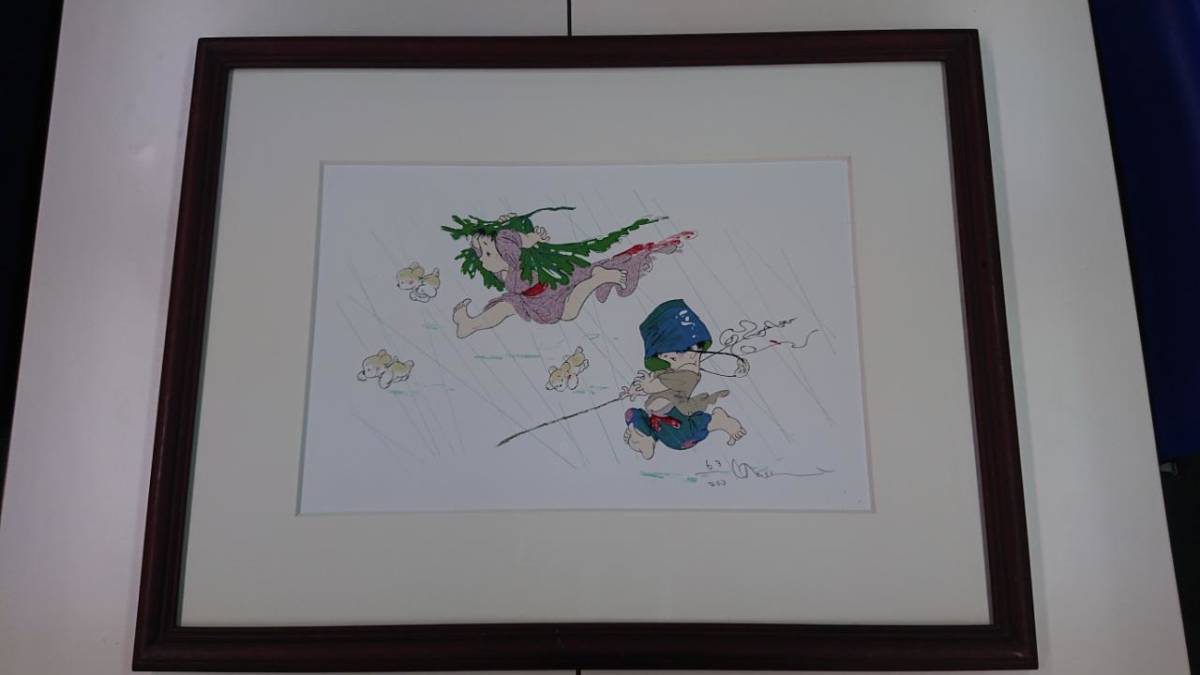 中島潔 〝題名分からず〟 サイン入り シリアルナンバー入り リトグラフ