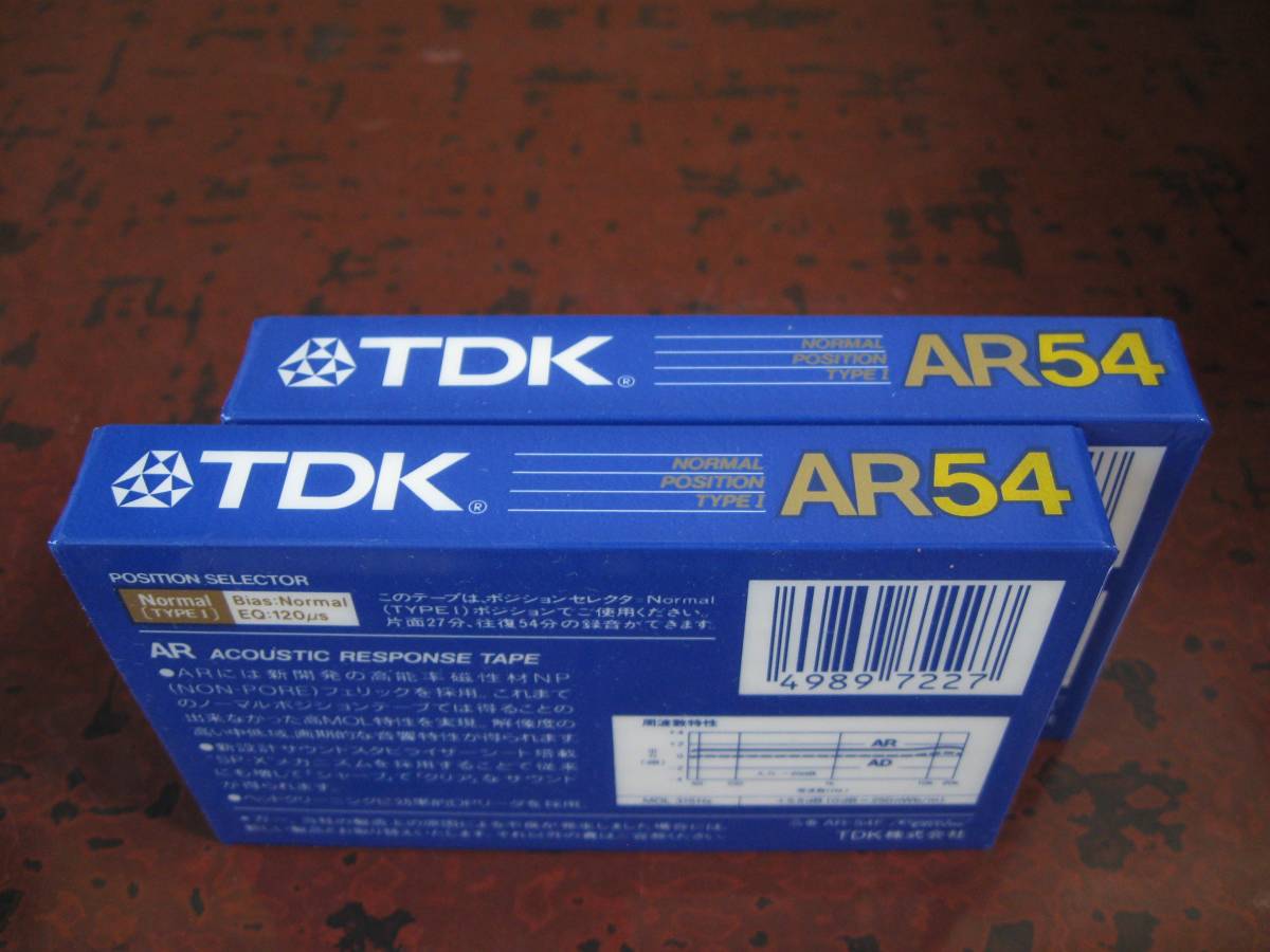 TDK AR 54 2本 未開封品 送料180円より AR-54F カセットテープ TDK SONY AE tdk SAなど、6本セット