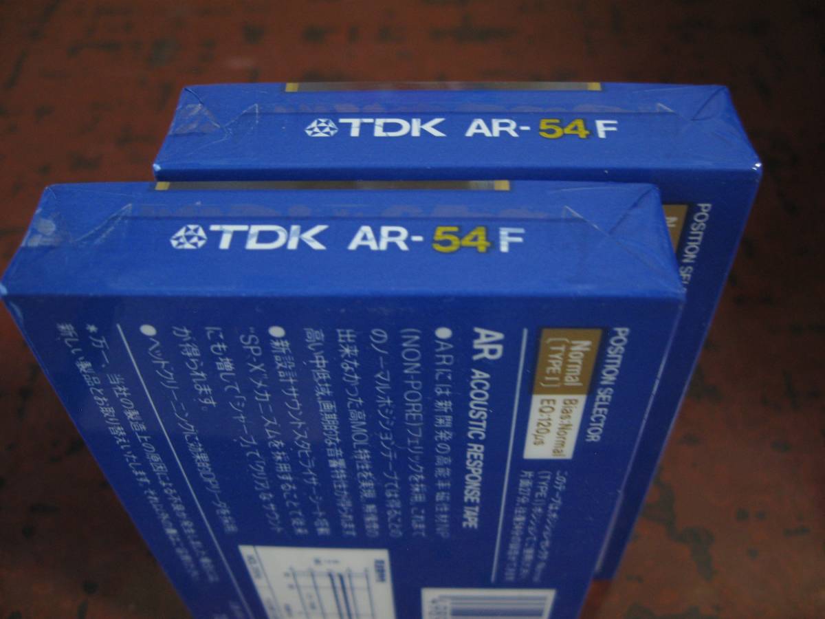 TDK AR 54 2本 未開封品 送料180円より AR-54F カセットテープ TDK SONY AE tdk SAなど、6本セット