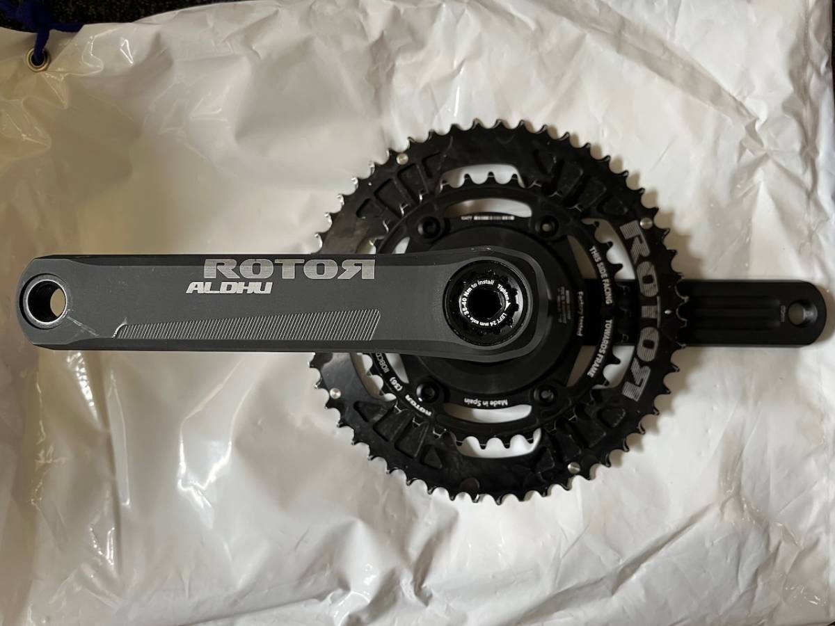 Rotor ALDHU24 52/36 170mm クランクセット ＋ INSPIDERパワーメーター 