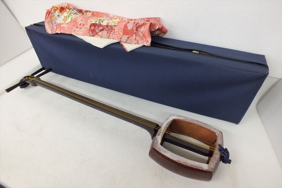 三味線 中棹 紅木 東さわり 綾杉胴 金細 ハードケース 公式通販 持ち