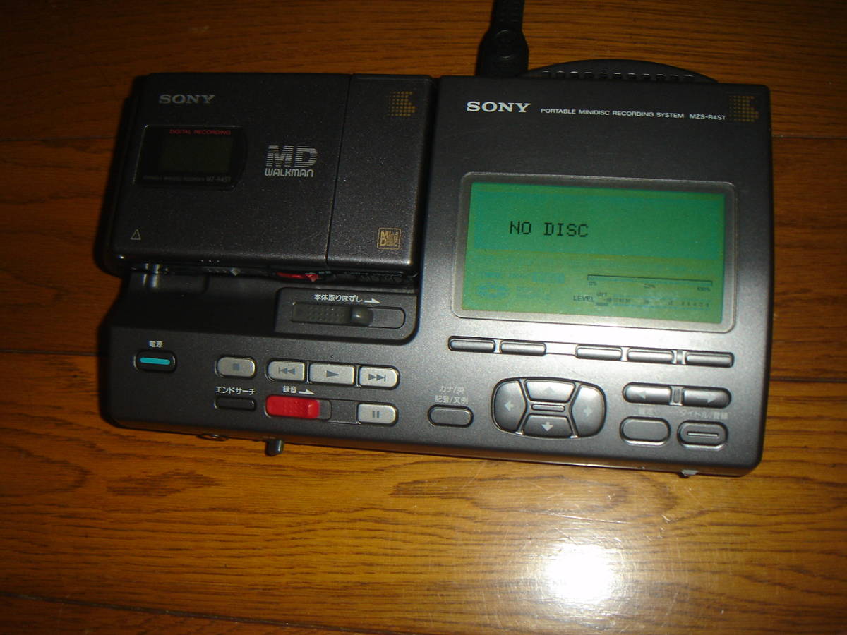 中古☆SONY MDウォークマン/ポータブルレコーダー MZS-R4ST/MZ-R4ST