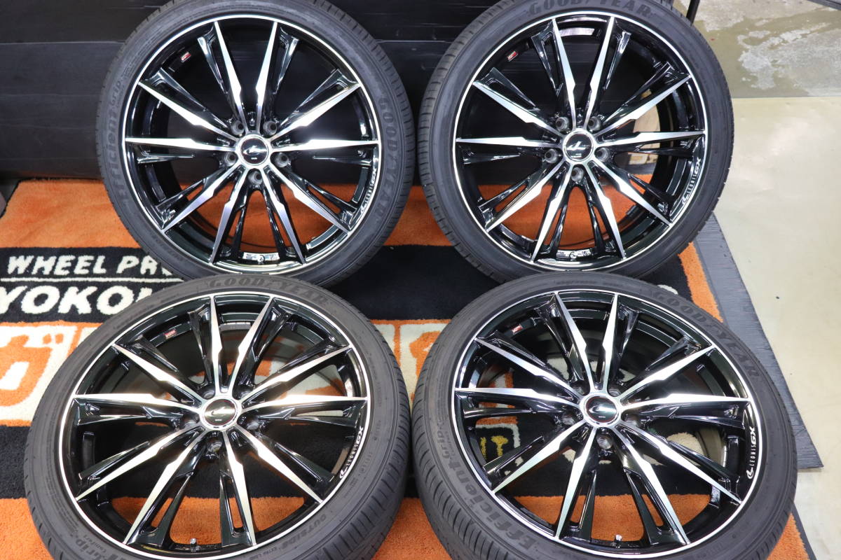 ◇値下げ!!◇90系ノア&ヴォクシー◇7.5J+48 5H/114.3 バリ溝225/40R19  