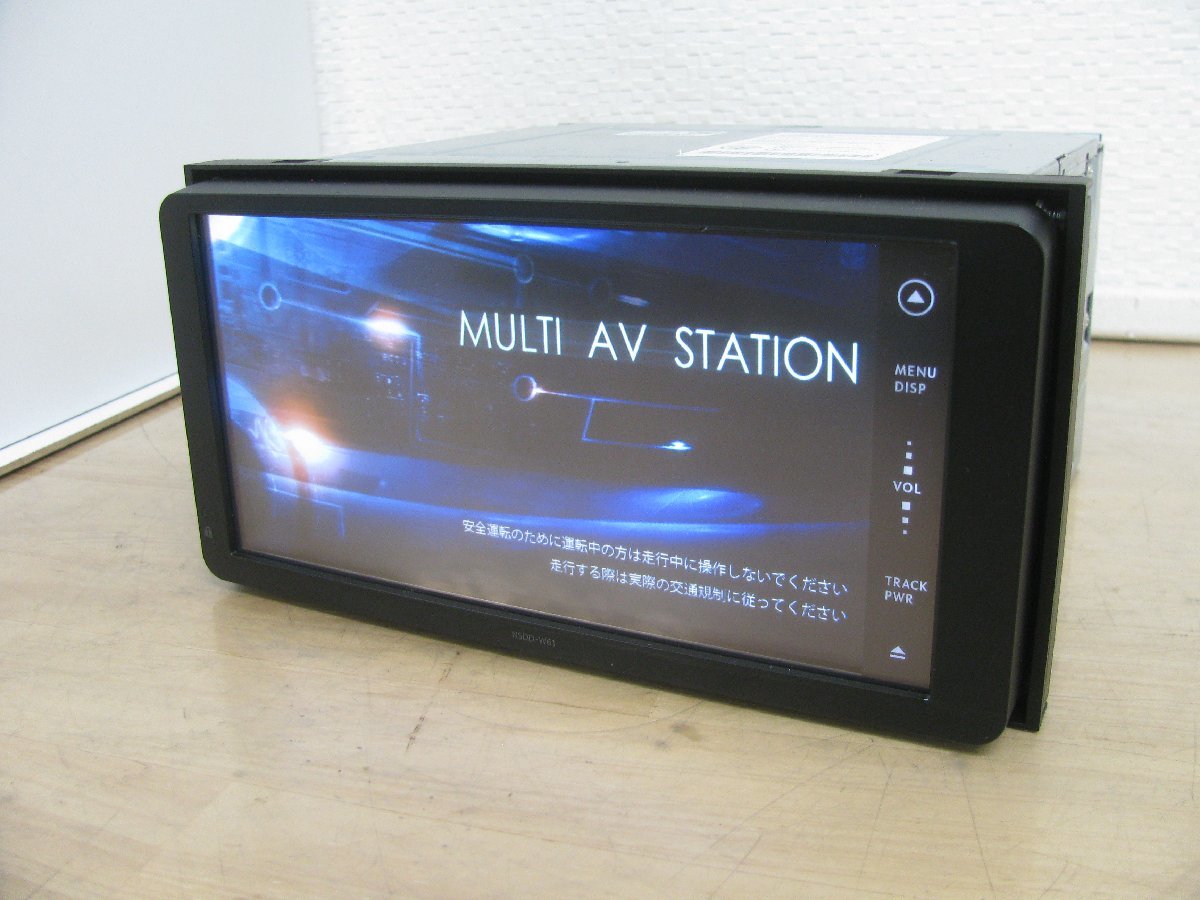 低価，セール 楽ナビAVIC-RW33中古200m7V型ワイドVGAワンセグTVナビ