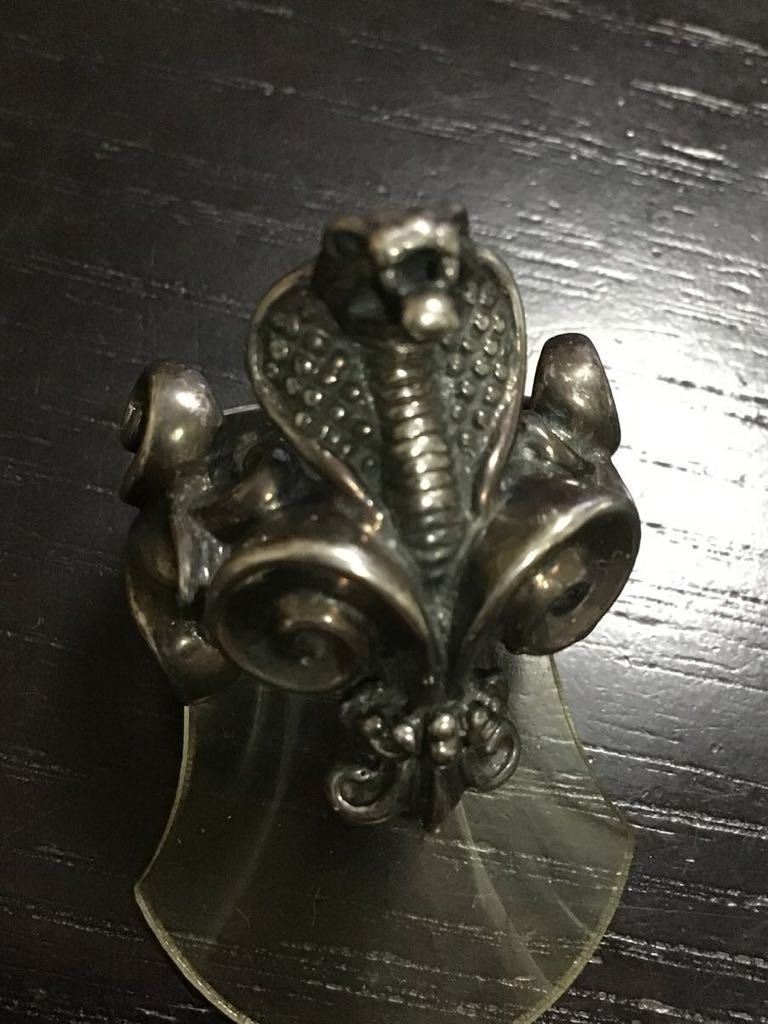SKKIN 大サイズ ロイヤルコブラ リング 23号 SV925 ☆ hyde着 指輪 