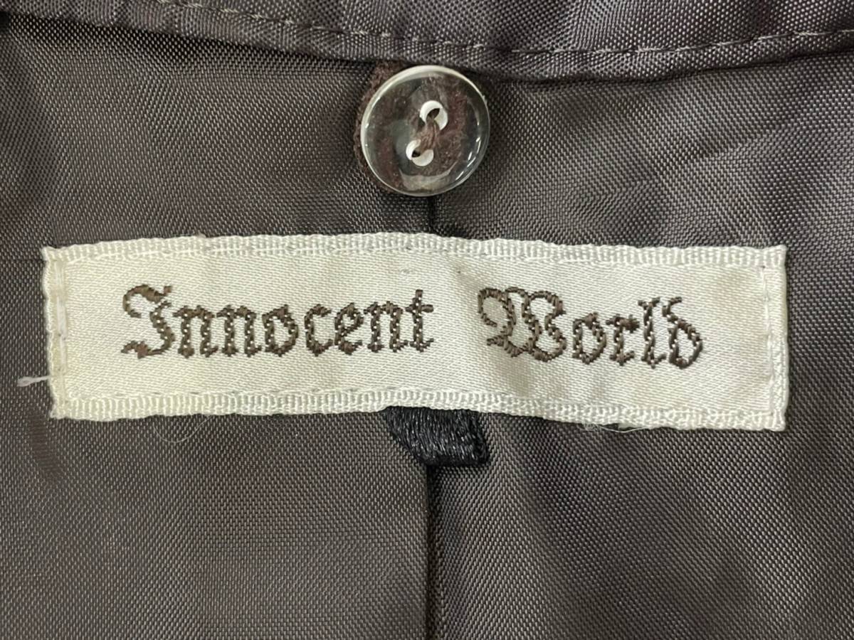 Wc058 Innocent World イノセントワールド ウール コート ひざ丈 