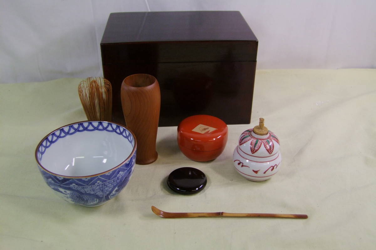 茶道具 利休茶箱 茶箱 公式通販 木製 棗 茶道 野点 お値下げ利休茶