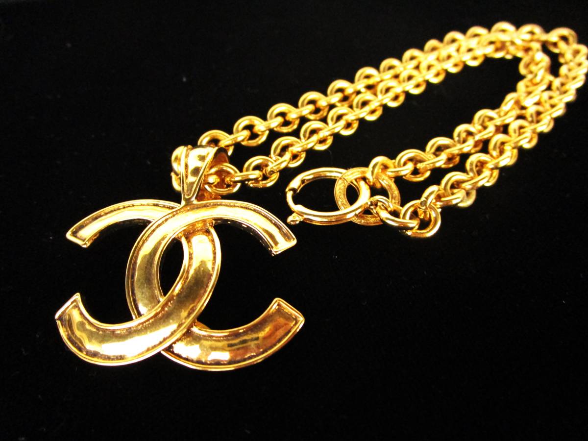 本物税込シャネル ココマーク ヴィンテージ ネックレス【CHANEL】94P