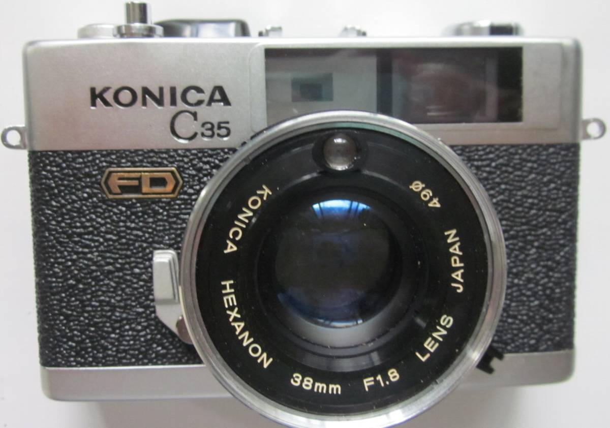 ＫＯＮＩＣＡ　Ｃ３５　中古動作未確認　35ｍｍ　Ｆ１．８ C35 FD KONICA 昭和レトロKonica 3F ◇1円◇