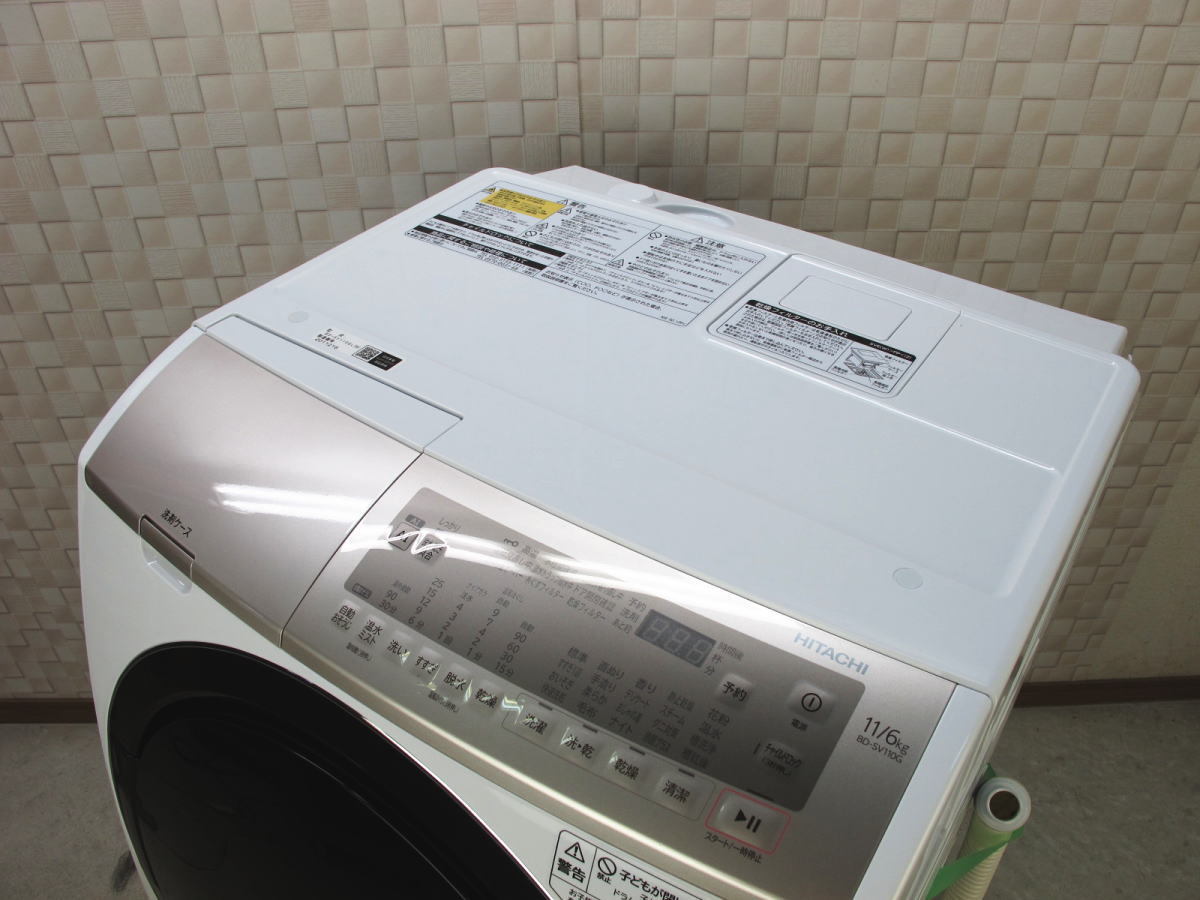 洗濯機 日立BD-SV110GL HITACHI/BD-SV110GL ・2021年12月ドラム式洗濯機 【