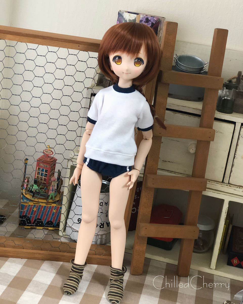 【数量限定，爆買い】 ChilledCherry MDDなど40センチドールサイズ ブルマの体操着 紺色 ラインあり(その他)｜売買されたオークション情報、yahooの商品情報をアーカイブ公開 - オークファン その他