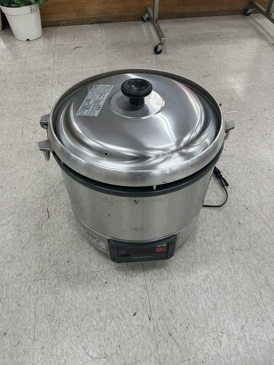 生活家電 Rinnai 業務用ガス炊飯機 αかまど炊き RR-30G1 3升炊き