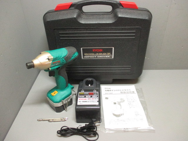 USED★RYOBI★インパクトドライバー　BID-1227　12Ｖ　動作品　