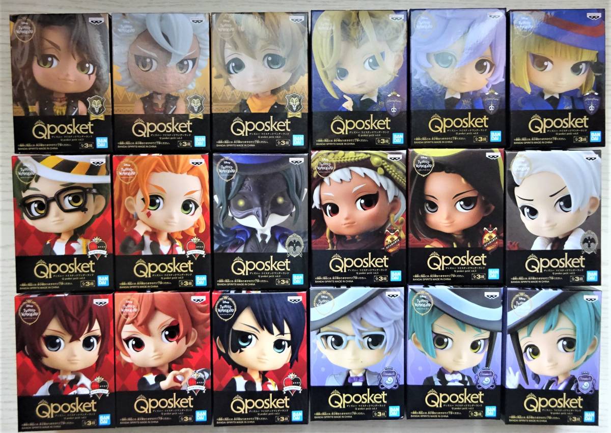 petit ツイステッドワンダーランド ディズニー posket Q Qposket ツイステ フィギュア 未開封 キューポス vol.2 新品未開封 イデア : 全3種 vol.1の入手