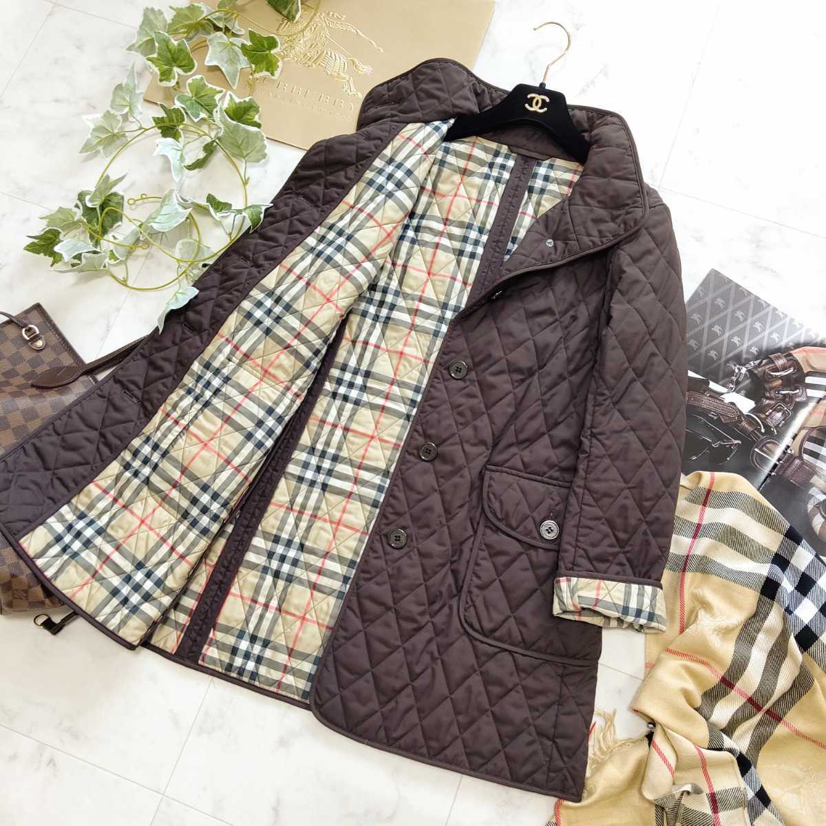 ☆超美品☆ BURBERRY LONDON バーバリーロンドン キルティングコート 