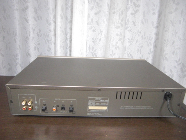 DMD-1550 DENON MDデッキ Yahoo!オークション - オーディオ機器｜Yahoo DENON MDデッキ DMD-1550