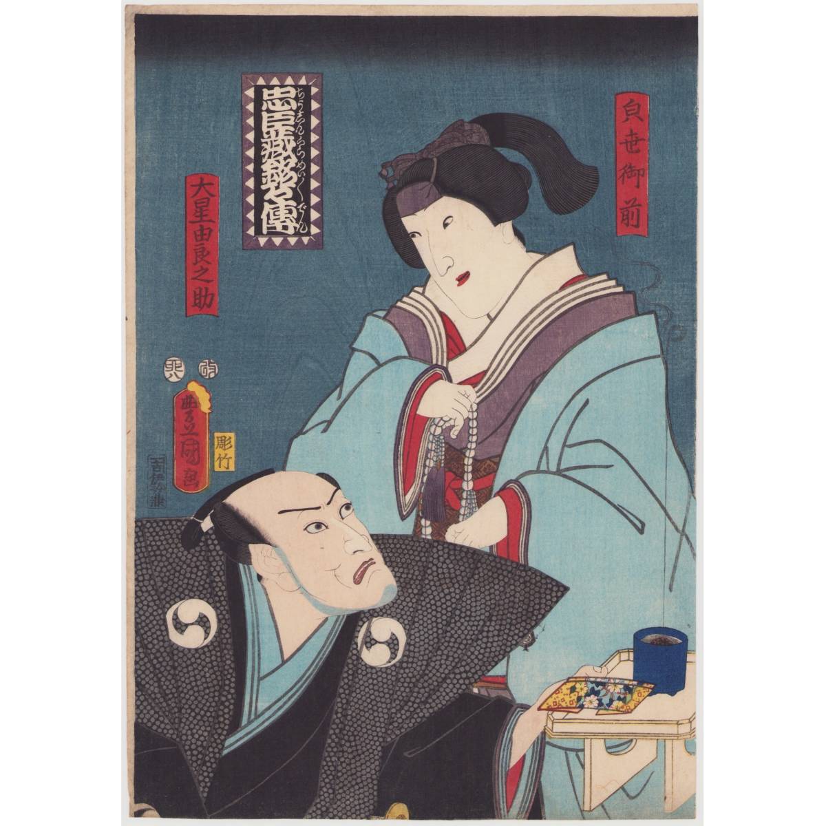 美術品・アンティーク・コレクション 希少 浮世絵 役者絵 骨董