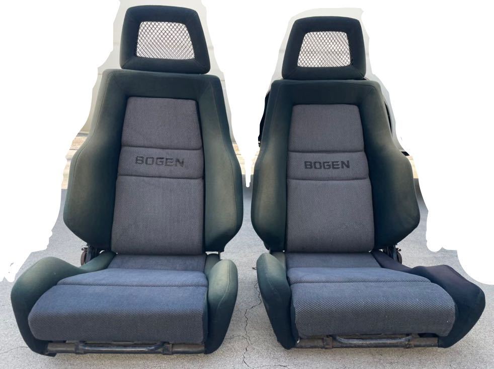 セミバケットシート BOGEN 2脚 ジャンク 当時物 旧車(シート)｜売買 