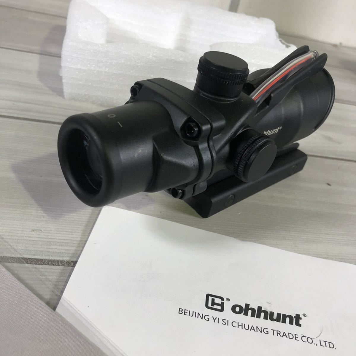 お得，大得価 410y0118 ohhunt 4X32 スコープ 自動調光 赤いイルミネーション シェブロンガラスエッチングレチクル acog ライフルスコープ(パーツ)｜売買されたオークション情報、yahooの商品情報をアーカイブ公 パーツ