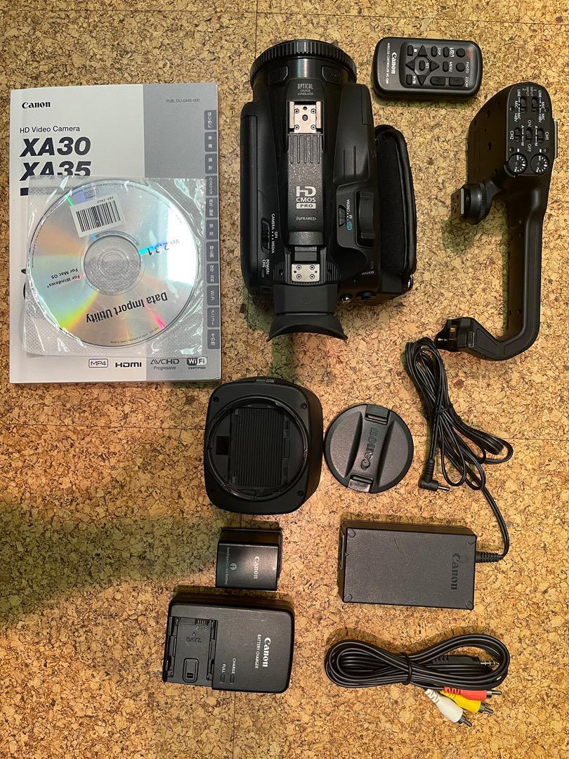 美品　付属品多　Canon XA35 業務用ビデオカメラ　本体 Canon XA35 業務用ビデオカメラ フルセット 業務用ビデオカメラCanon