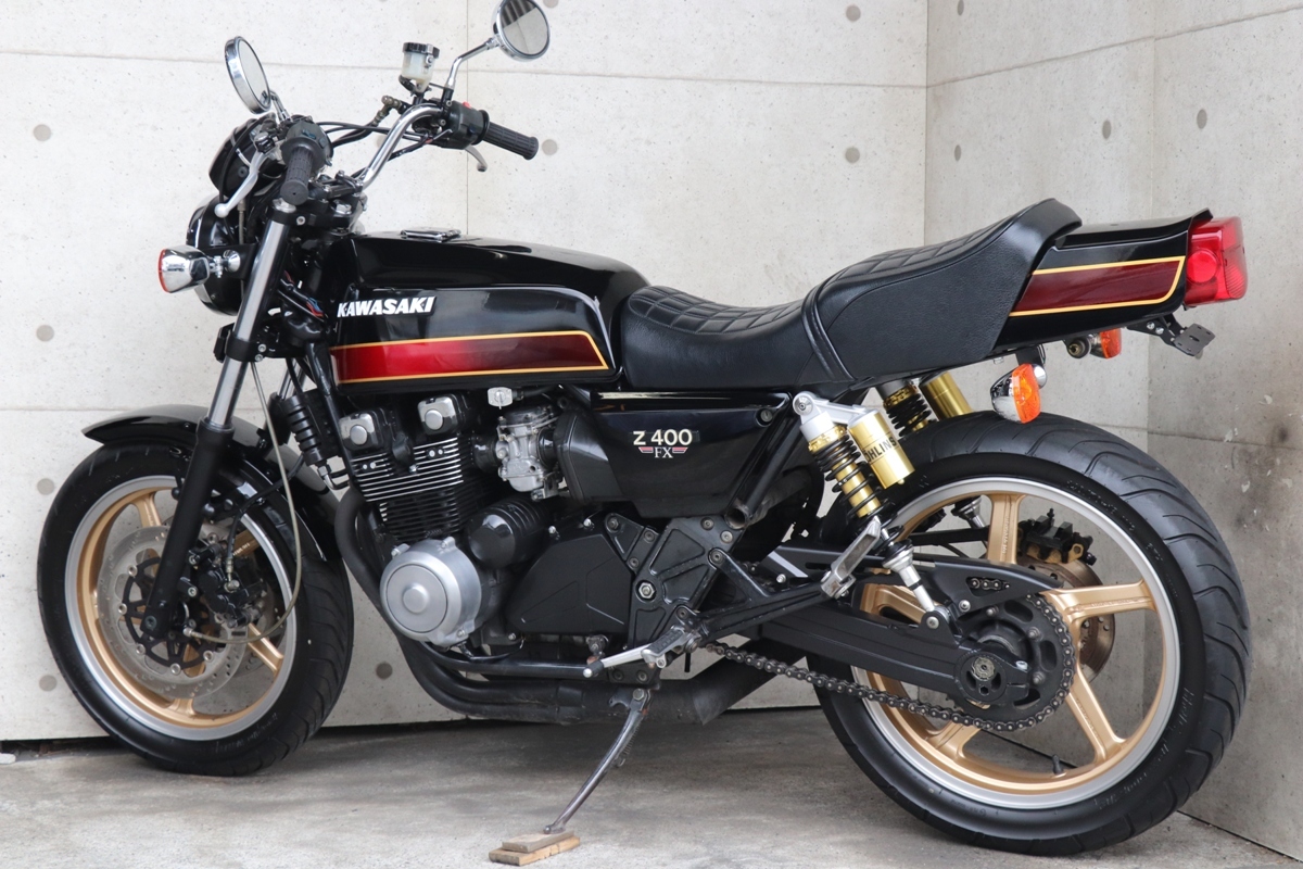 横浜～ Kawasaki ゼファー400 C3 旧車 Z400FX E4カラー カスタム 