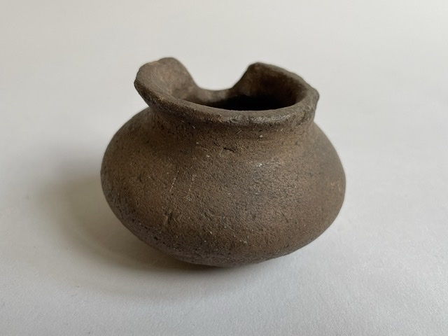 須恵器台付子持ち壺 古墳時代 考古発掘品 古代美術 古美術 須恵器台付