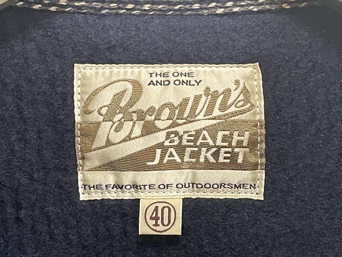 極美品 FULLCOUNT フルカウント BROWNS BEACH 2nd TYPE JACKET 