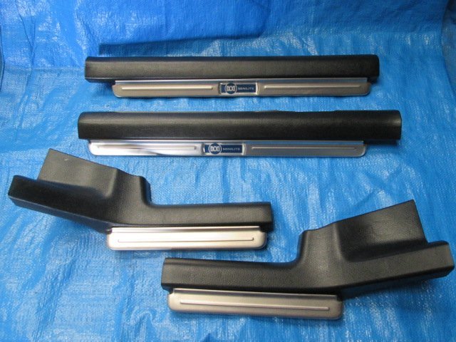  破損無し 2005年 ミラジーノ L650S スカッフプレート 1台分 ミニライト MINILITE オプション キッキングプレート(ダイハツ用)｜売買されたオークション情報、yahooの商品情報をアーカイブ公開 - オ ダイハツ用