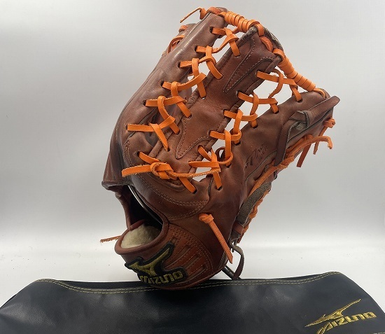ミズノプロ 軟式外野手用グローブ オーダー イチロー型 刺繍あり 紐