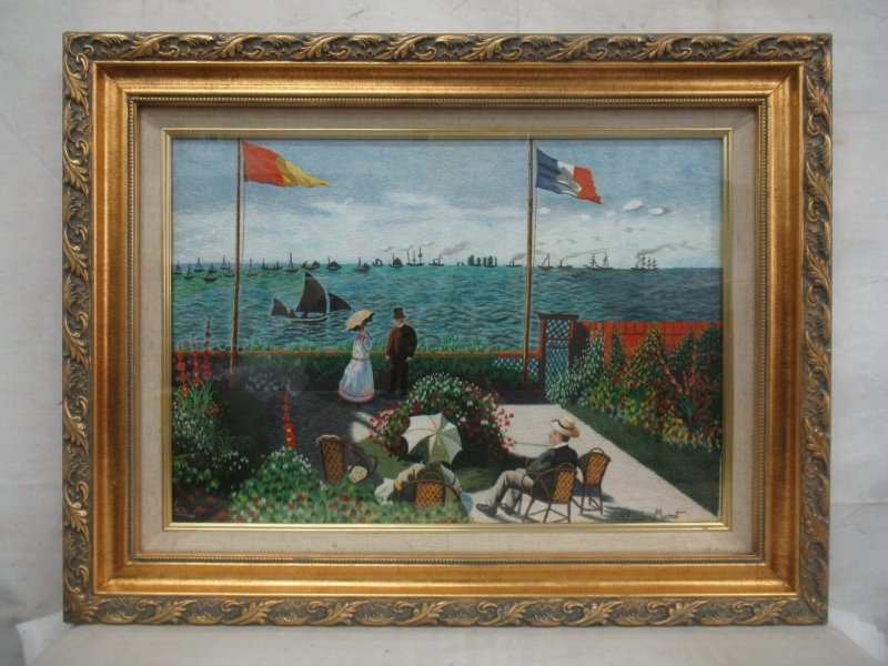 肉筆原画　岡　フク「DINKELSBUHL」油彩画 肉筆原画 岡 フク「DINKELSBUHL」油彩画 肉筆原画 岡 フク