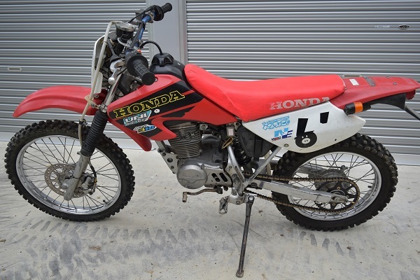 HONDA XR100R レーサー オフロードバイク カスタム多数 返納書類付き 