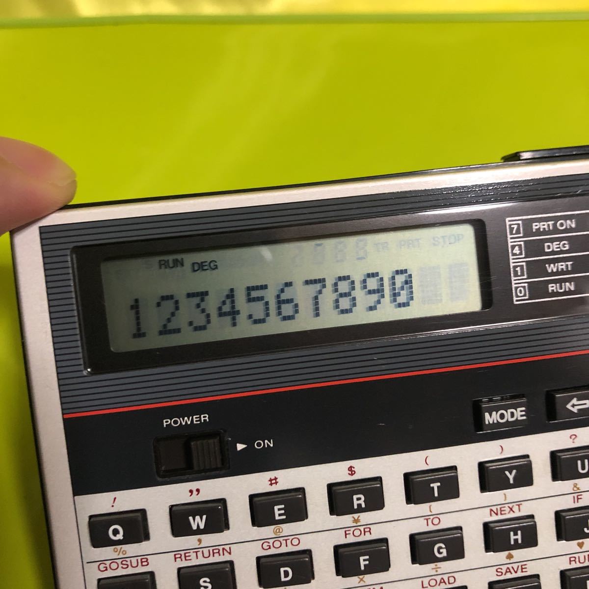 CASIO/カシオ ポケットコンピュータ PB-100F 簡単なチェックOK 本体
