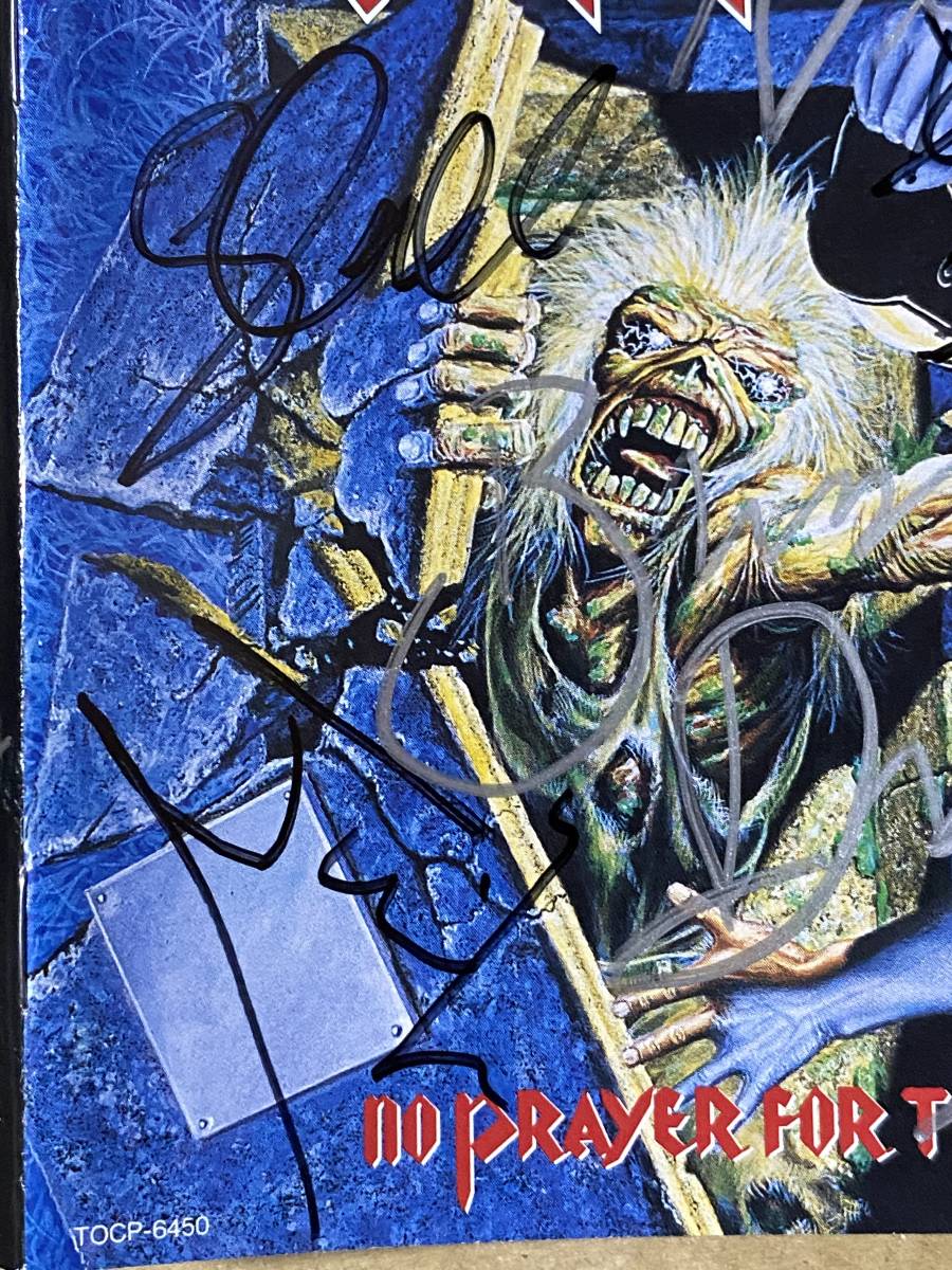 アイアンメイデン Iron レア Maiden サイン入りCD IRON MAIDEN バンド