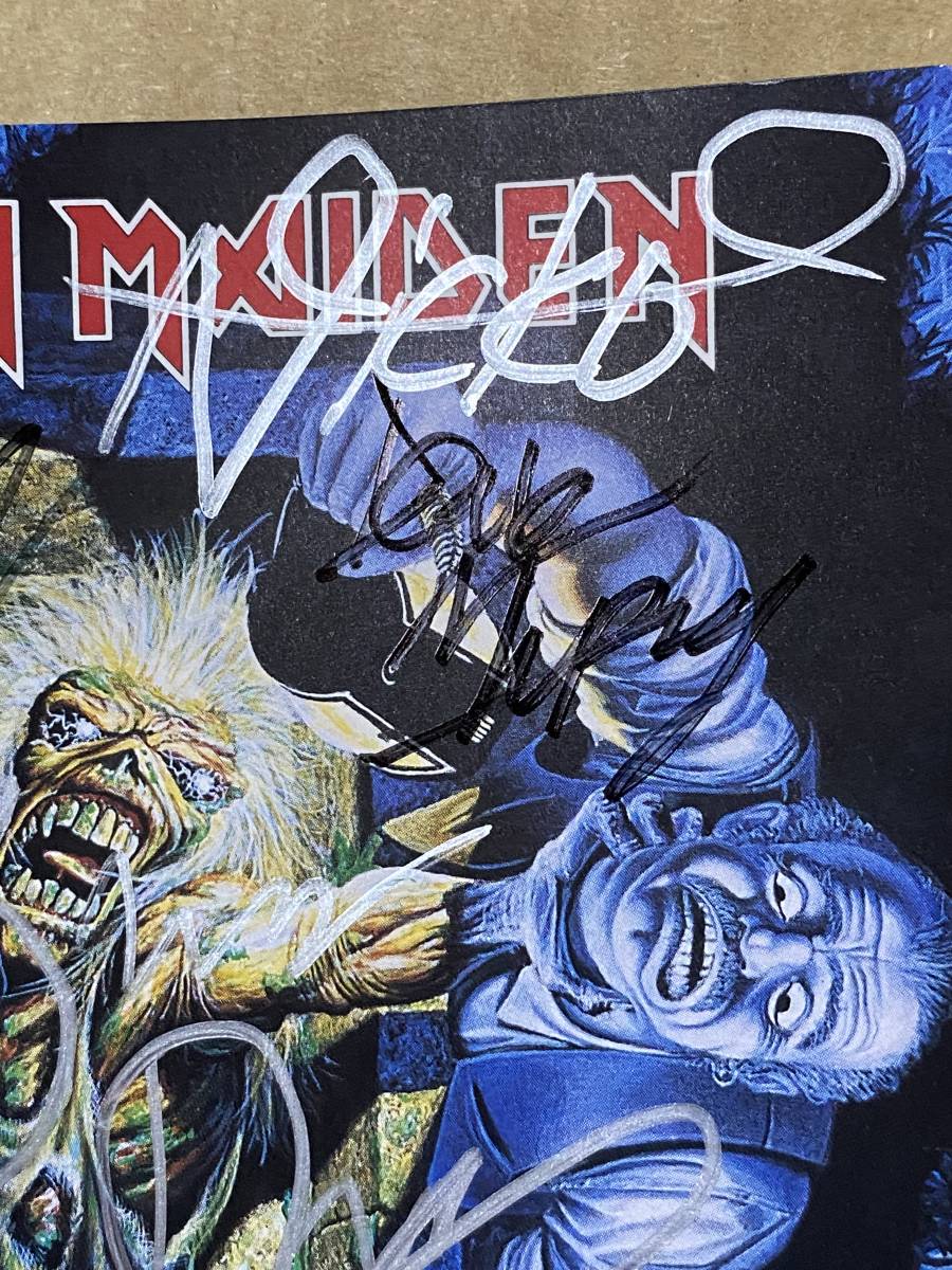 アイアンメイデン Iron レア Maiden サイン入りCD IRON MAIDEN バンド