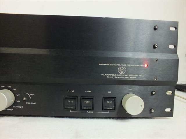 ★COUNTERPOINT カウンターポイント SA-4 アンプ 現状品 中古 220901H5464 カウンターポイント SA-4 Counterpoint SA4 COUNTERPOINT(カウンターポイント):SA-4のオーディオ買取実績 COUNTERPOINT-カウンターポイントのプリアンプ&frasl;SA-3000を